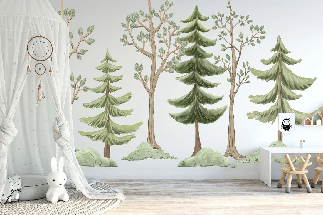 trees wall decal nature 