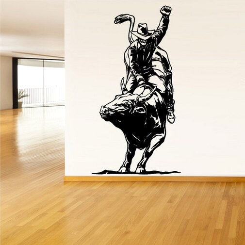 Rodeo Wall Decal Cowboy  rvz1300