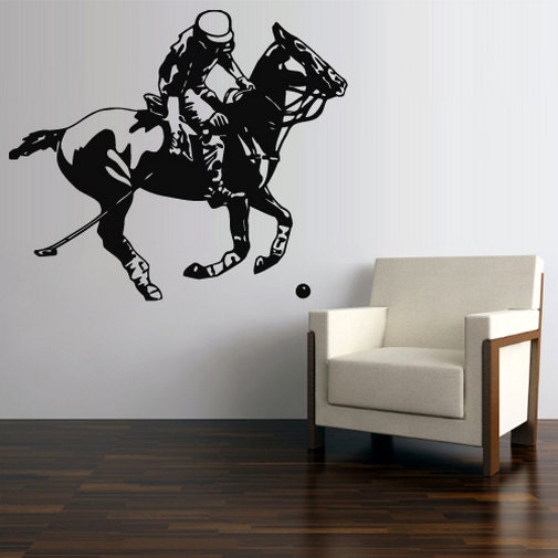 Polo player Wall Decal rvz2774