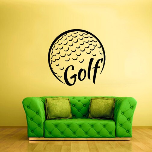 Golf ball Wall Decal Club decor rvz2789