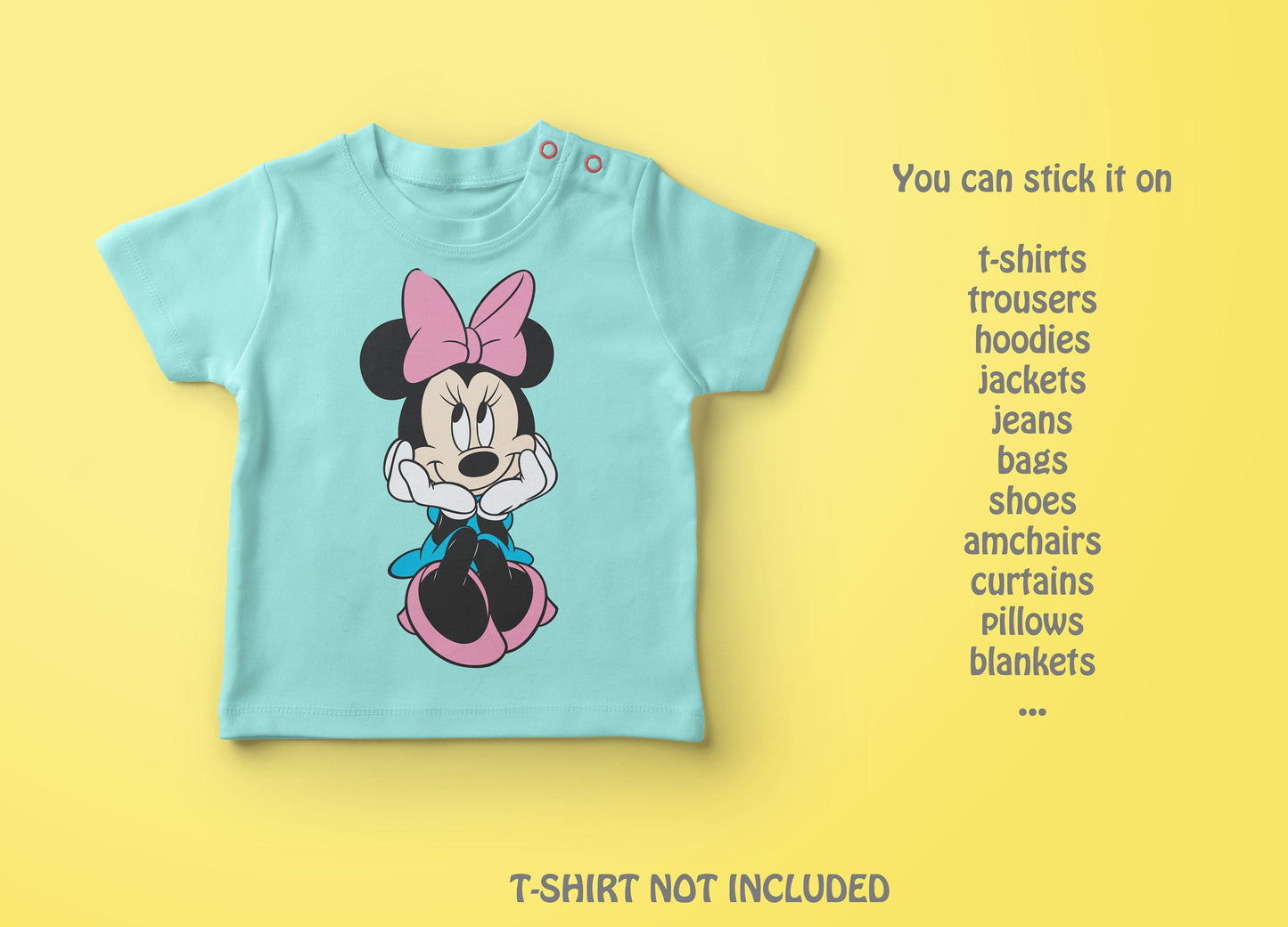 Minnie Mouse Disney Iron on transfer sticker pa4