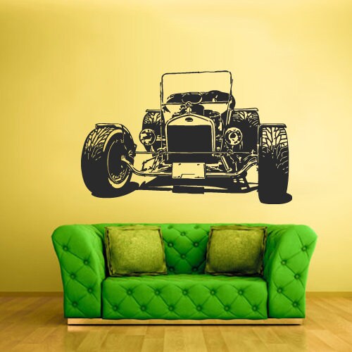 Hot Rod Wall Decal muscle car rz2290