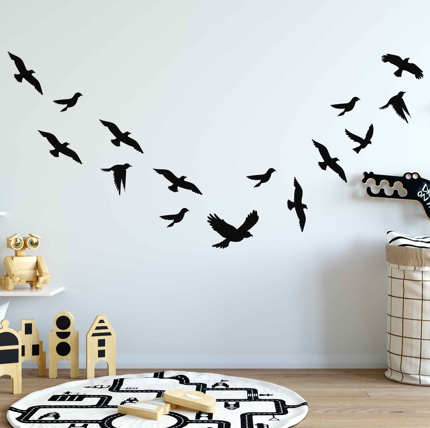 Flying Birds Wall Decal Stickers, LF177