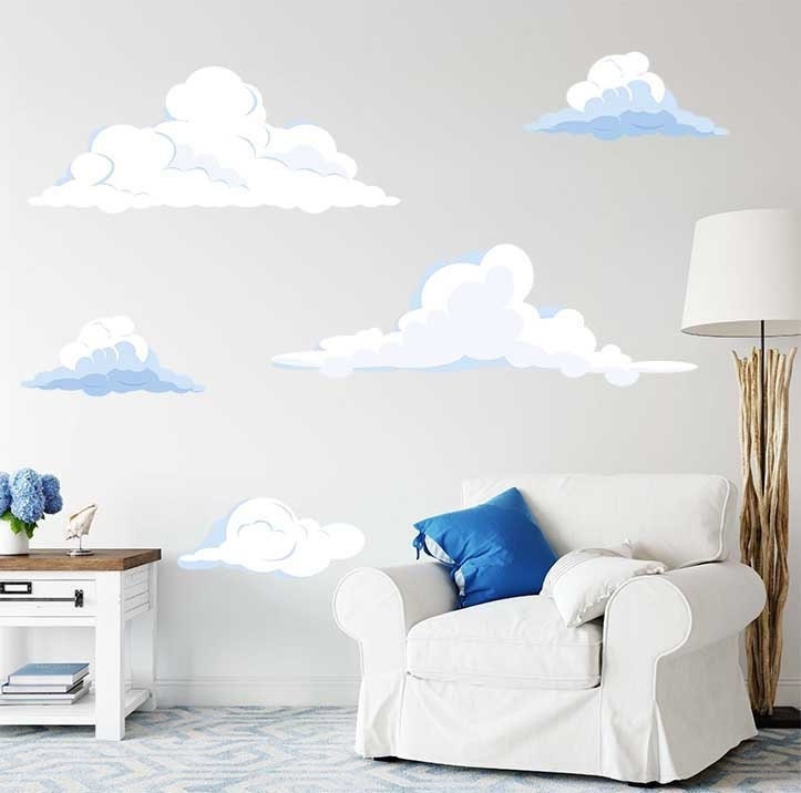 Cloud Wall Decals Sky Stickers, KL0008
