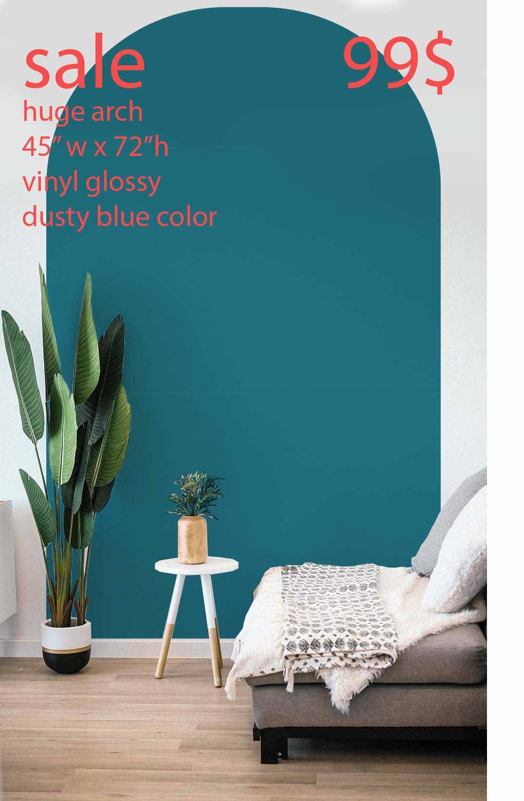 Arch Wall Decal Colour Block Sticker Large Sale