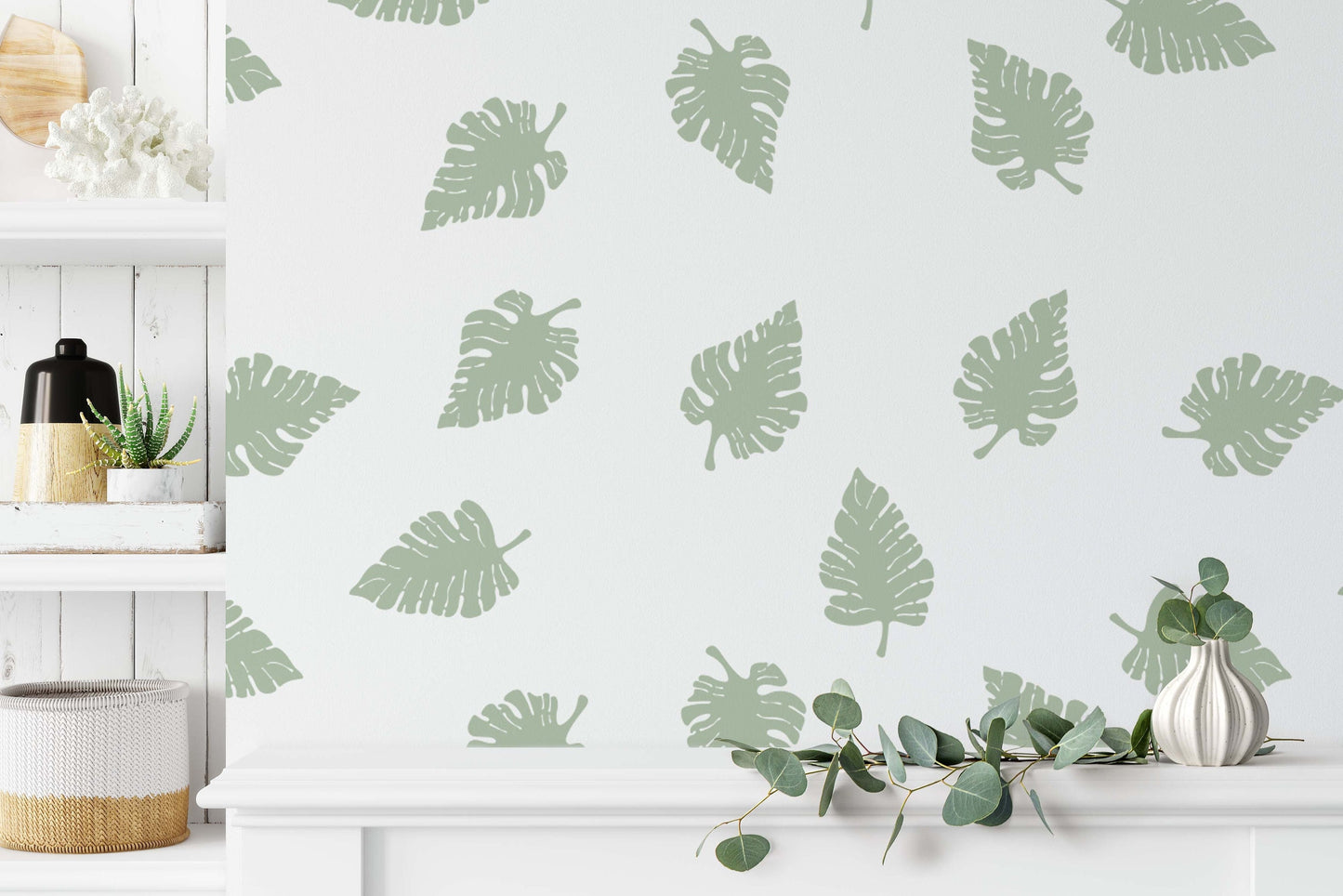 Leaves Wall Decals Nature Sticker, LF375