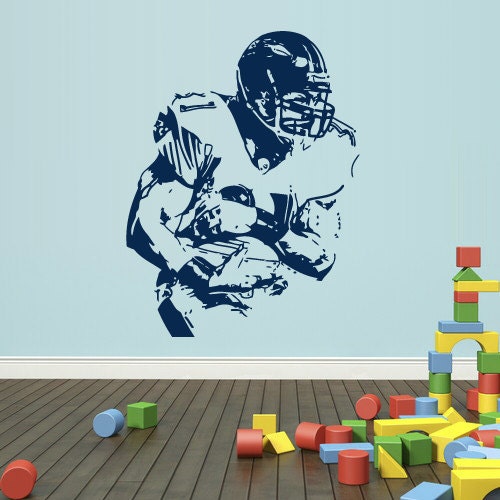 Football player Wall decal Sport Decor zvr1312